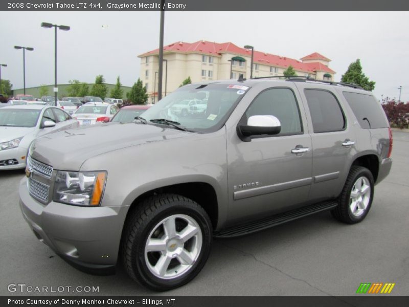 Graystone Metallic / Ebony 2008 Chevrolet Tahoe LTZ 4x4