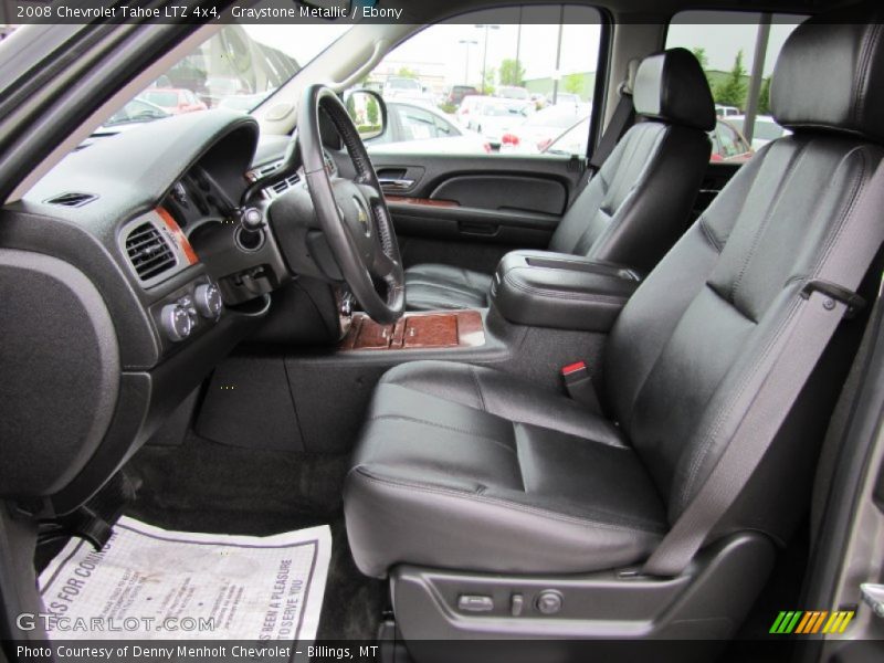 Graystone Metallic / Ebony 2008 Chevrolet Tahoe LTZ 4x4