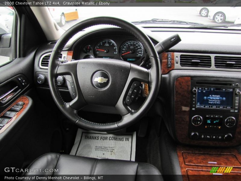 Graystone Metallic / Ebony 2008 Chevrolet Tahoe LTZ 4x4
