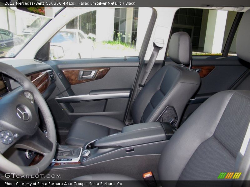 Palladium Silver Metallic / Black 2012 Mercedes-Benz GLK 350 4Matic