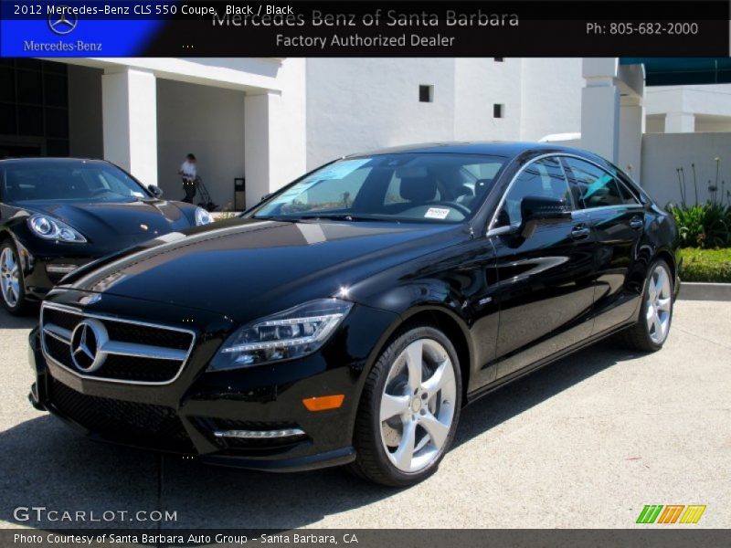 Black / Black 2012 Mercedes-Benz CLS 550 Coupe