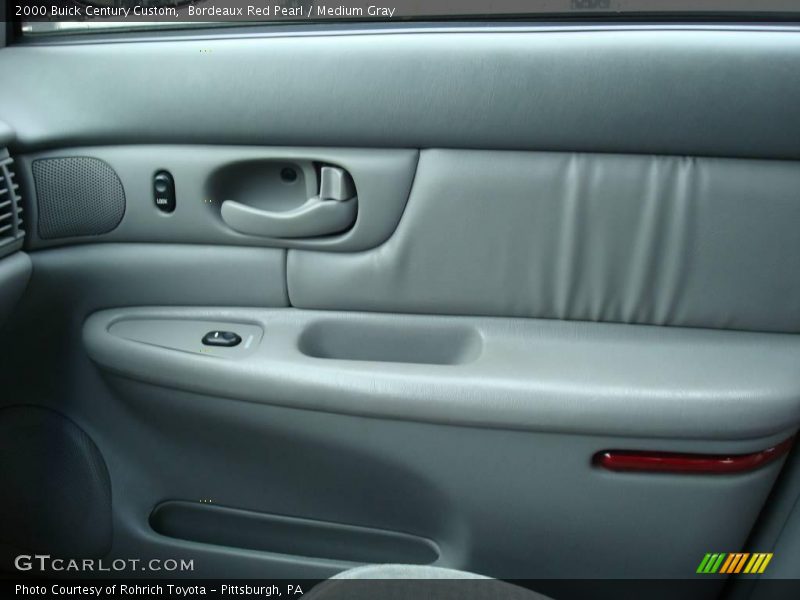 Bordeaux Red Pearl / Medium Gray 2000 Buick Century Custom