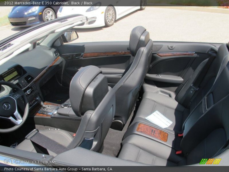 Black / Black 2012 Mercedes-Benz E 350 Cabriolet