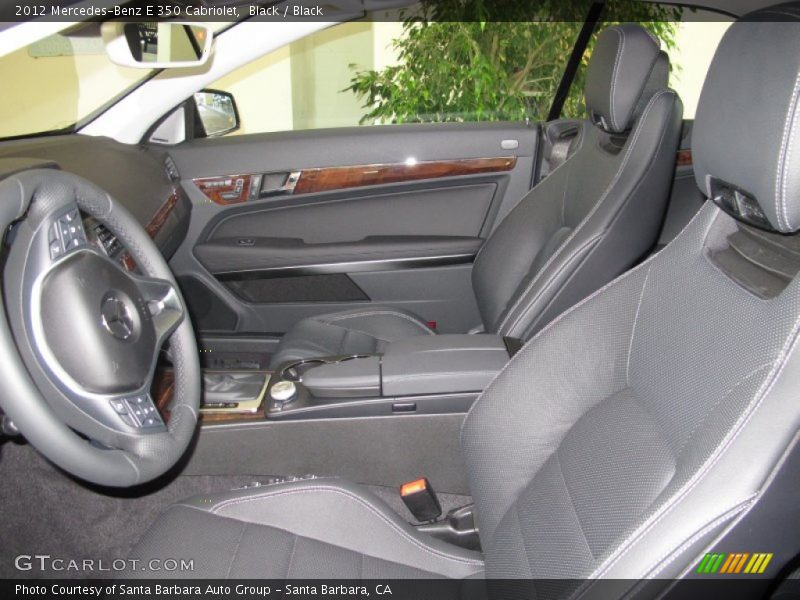 Black / Black 2012 Mercedes-Benz E 350 Cabriolet