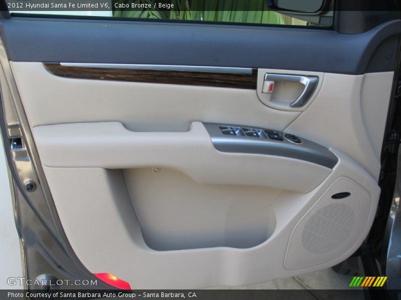 Cabo Bronze / Beige 2012 Hyundai Santa Fe Limited V6