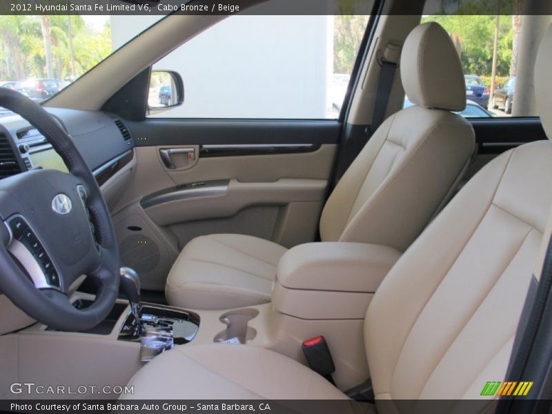 Cabo Bronze / Beige 2012 Hyundai Santa Fe Limited V6