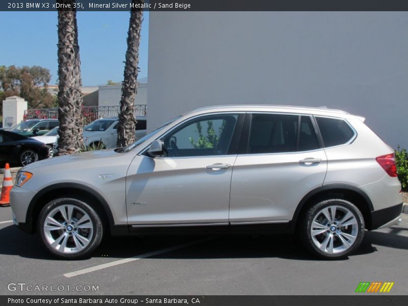  2013 X3 xDrive 35i Mineral Silver Metallic