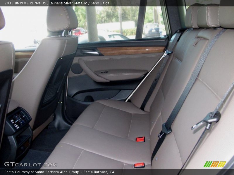 Mineral Silver Metallic / Sand Beige 2013 BMW X3 xDrive 35i