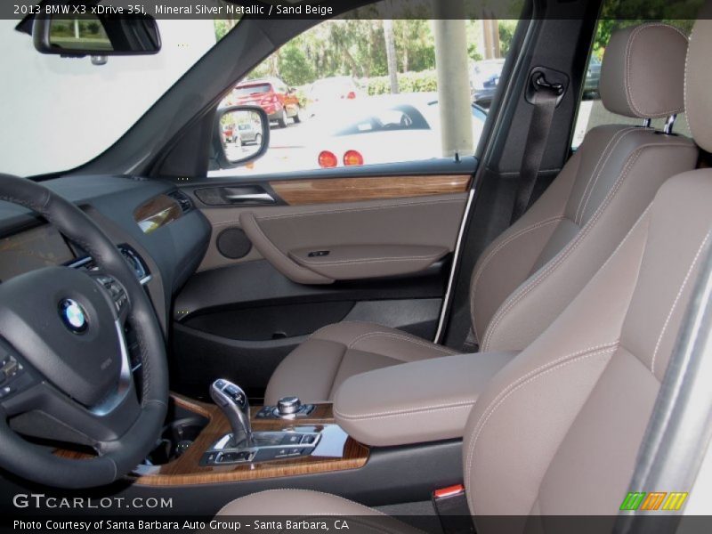  2013 X3 xDrive 35i Sand Beige Interior