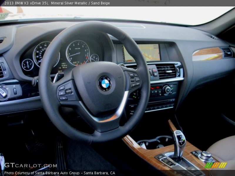 Dashboard of 2013 X3 xDrive 35i
