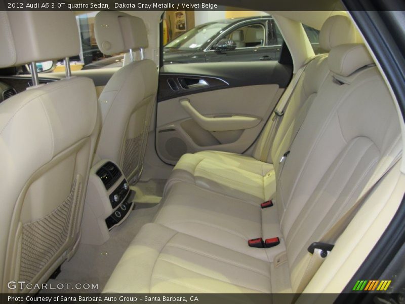 Dakota Gray Metallic / Velvet Beige 2012 Audi A6 3.0T quattro Sedan
