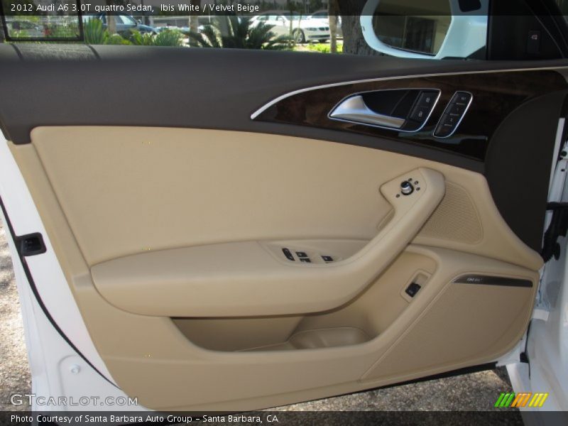 Ibis White / Velvet Beige 2012 Audi A6 3.0T quattro Sedan