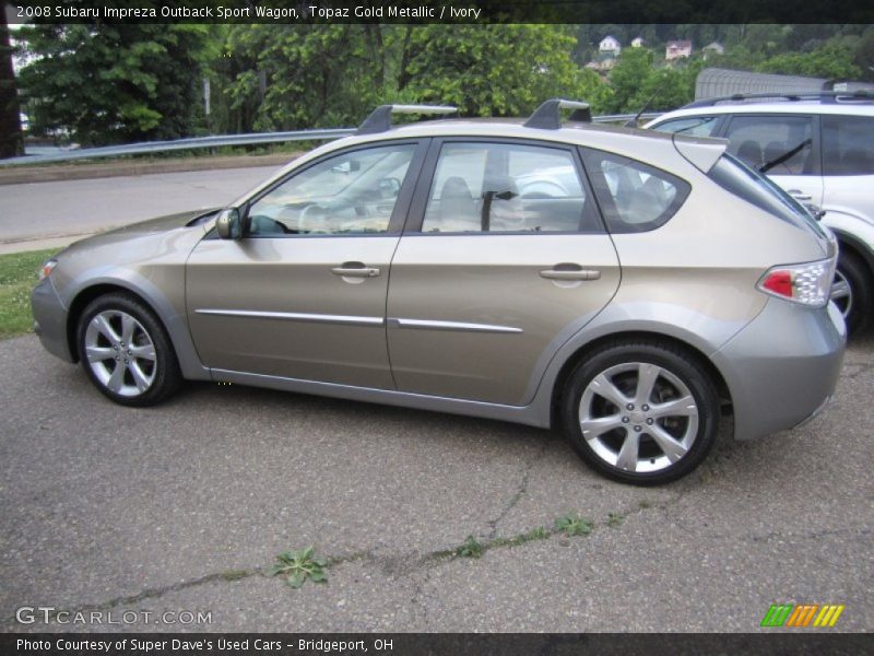 Topaz Gold Metallic / Ivory 2008 Subaru Impreza Outback Sport Wagon