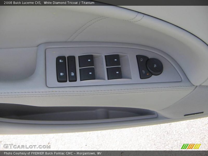 White Diamond Tricoat / Titanium 2008 Buick Lucerne CXS
