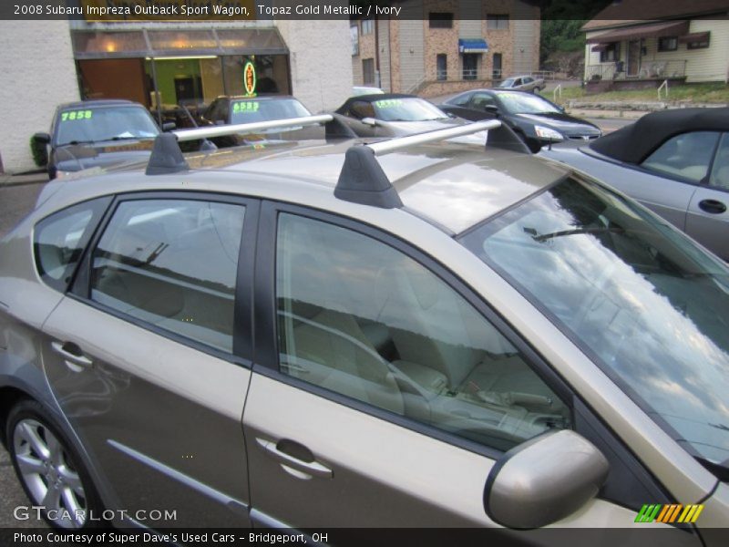 Topaz Gold Metallic / Ivory 2008 Subaru Impreza Outback Sport Wagon