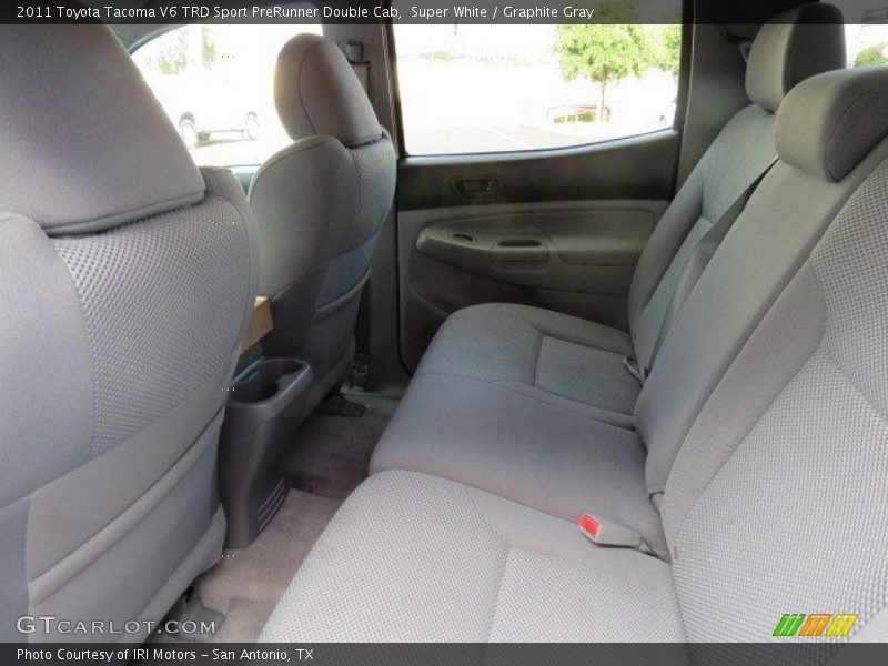 Super White / Graphite Gray 2011 Toyota Tacoma V6 TRD Sport PreRunner Double Cab