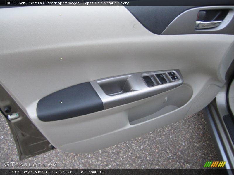 Topaz Gold Metallic / Ivory 2008 Subaru Impreza Outback Sport Wagon