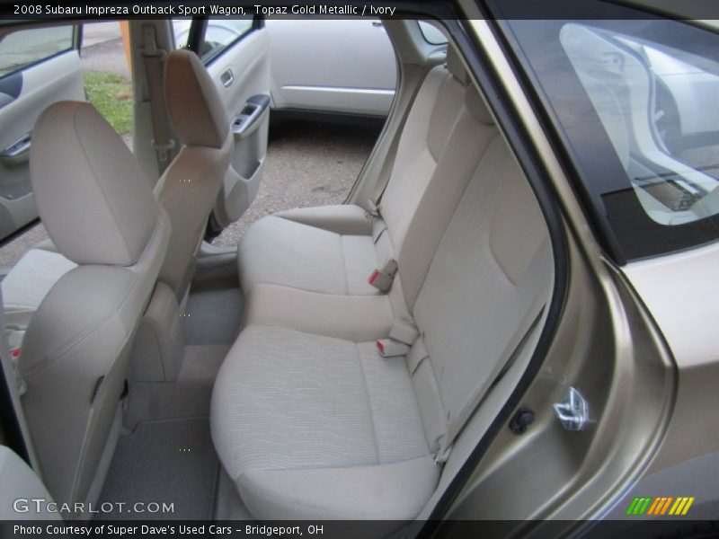 Topaz Gold Metallic / Ivory 2008 Subaru Impreza Outback Sport Wagon