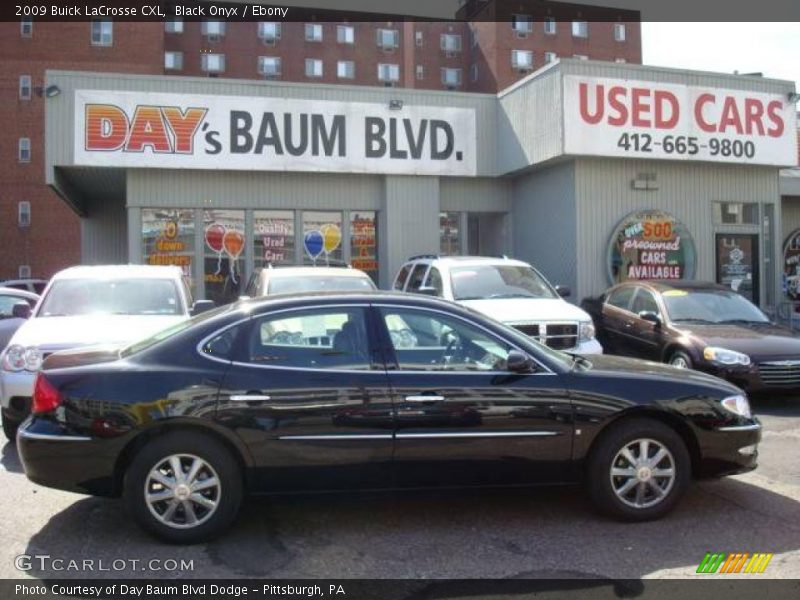 Black Onyx / Ebony 2009 Buick LaCrosse CXL