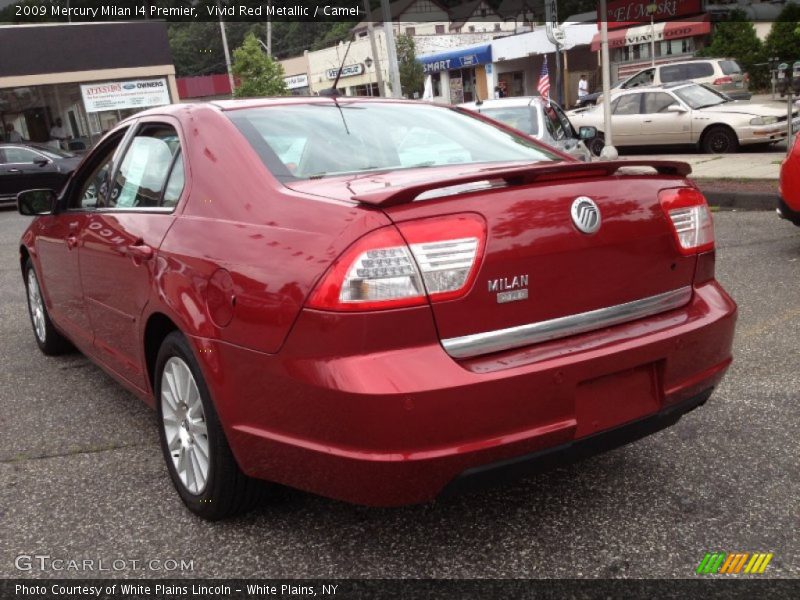 Vivid Red Metallic / Camel 2009 Mercury Milan I4 Premier