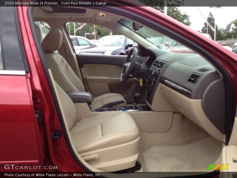 Vivid Red Metallic / Camel 2009 Mercury Milan I4 Premier