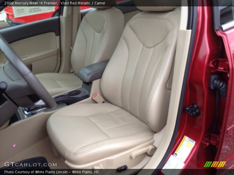 Vivid Red Metallic / Camel 2009 Mercury Milan I4 Premier