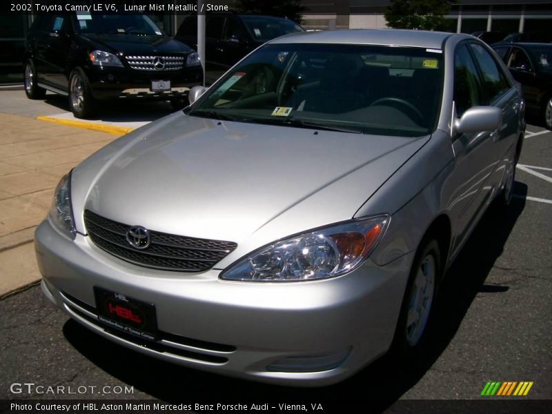 Lunar Mist Metallic / Stone 2002 Toyota Camry LE V6