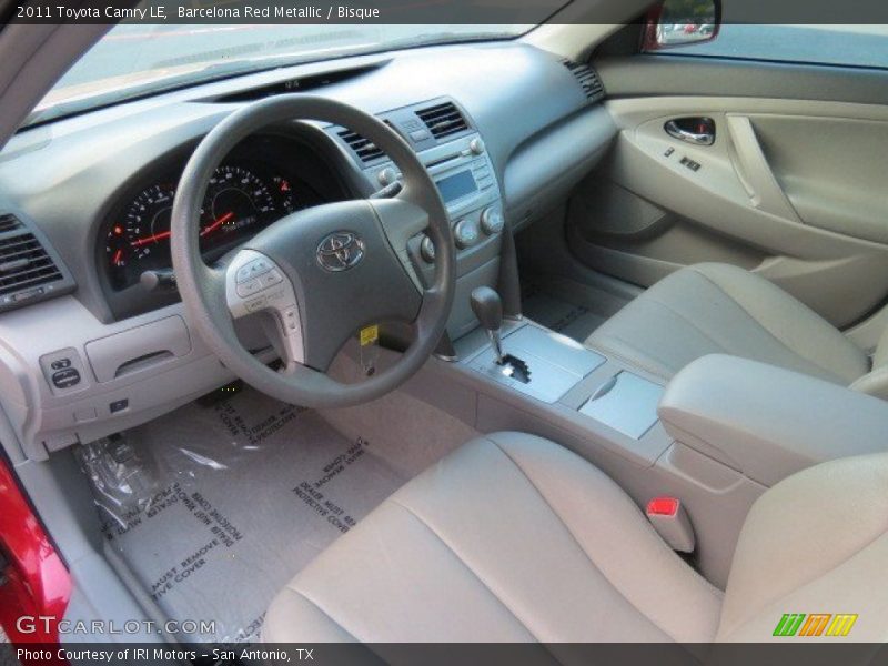 Barcelona Red Metallic / Bisque 2011 Toyota Camry LE