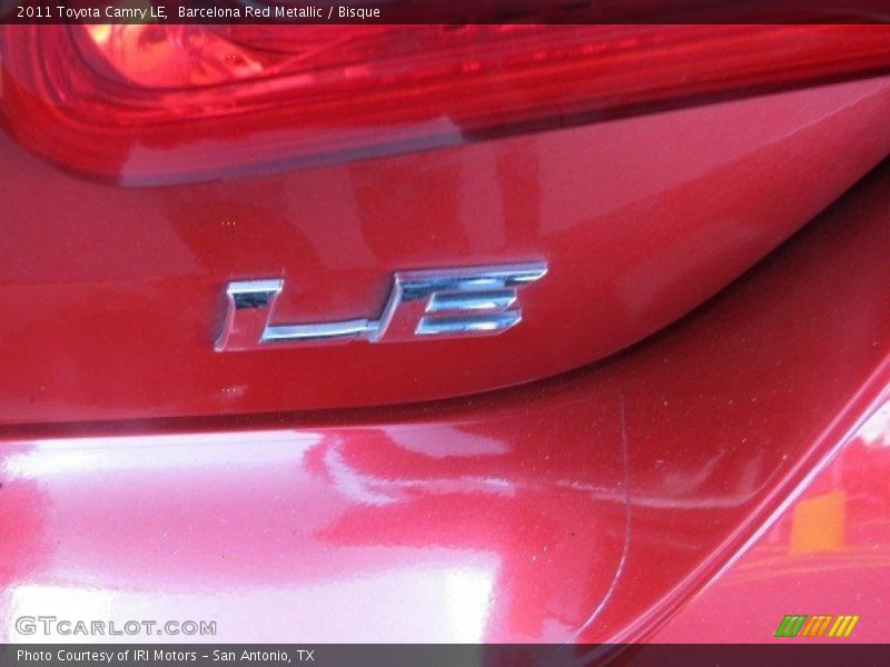 Barcelona Red Metallic / Bisque 2011 Toyota Camry LE