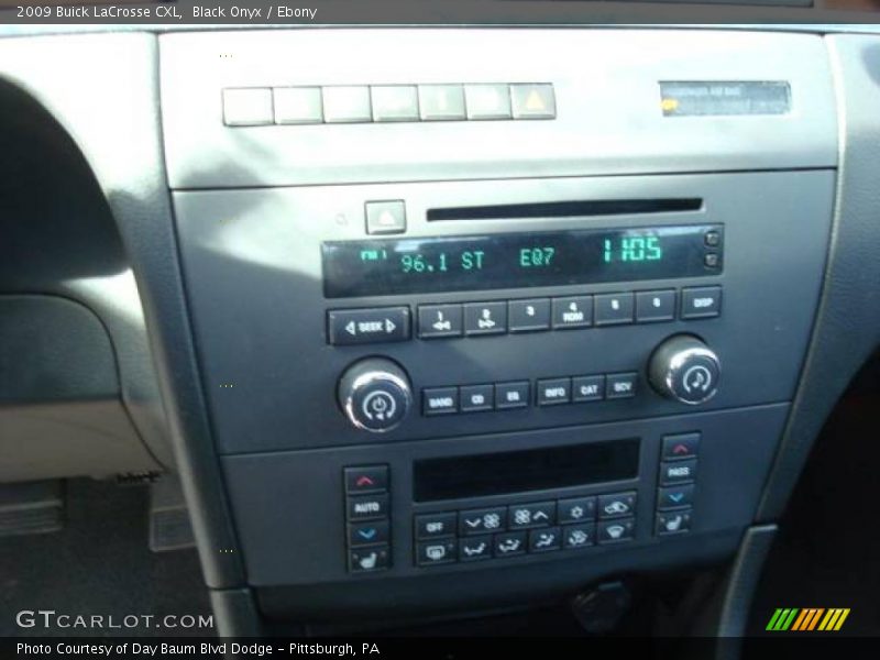 Black Onyx / Ebony 2009 Buick LaCrosse CXL