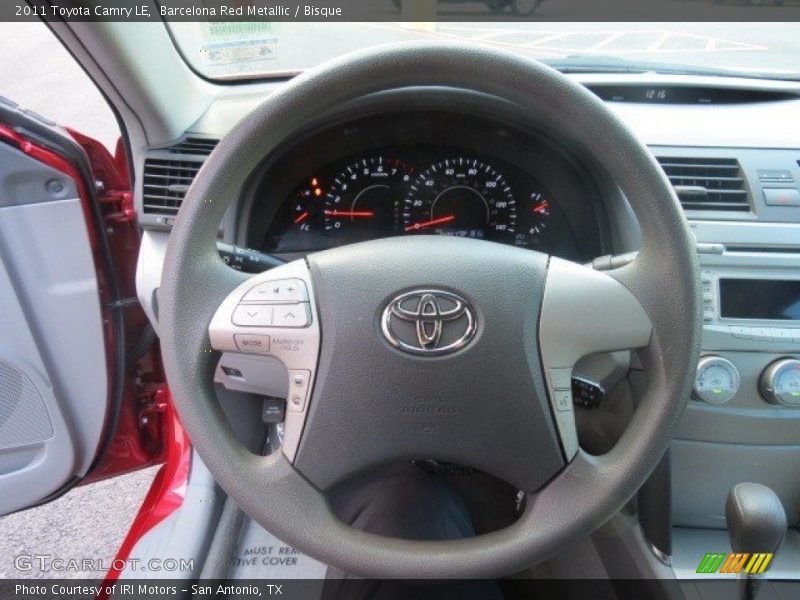 Barcelona Red Metallic / Bisque 2011 Toyota Camry LE