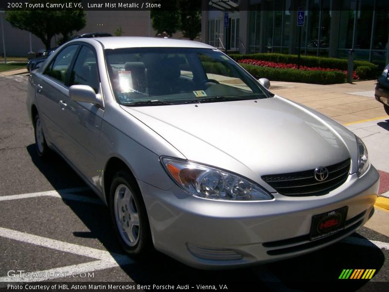 Lunar Mist Metallic / Stone 2002 Toyota Camry LE V6