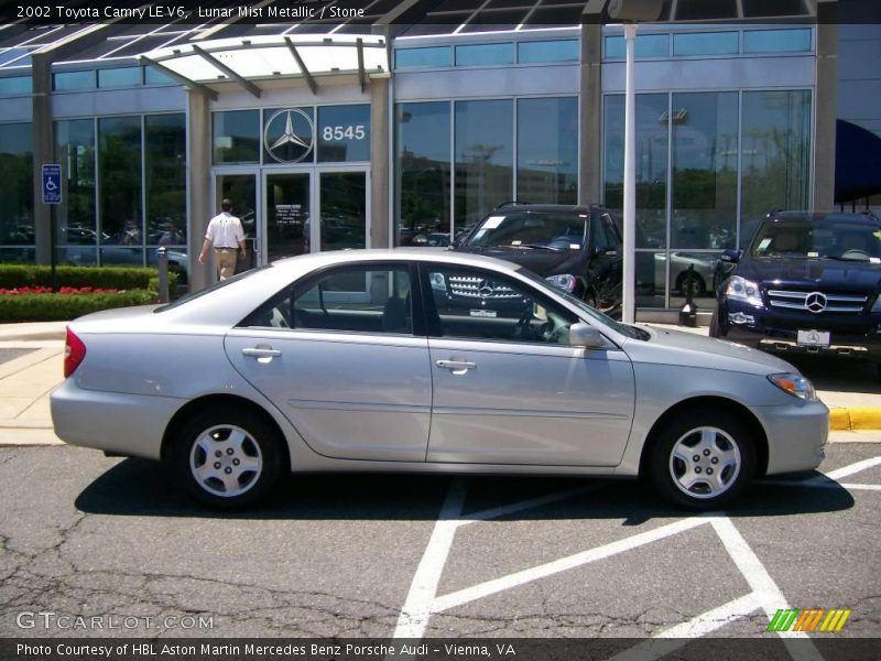 Lunar Mist Metallic / Stone 2002 Toyota Camry LE V6