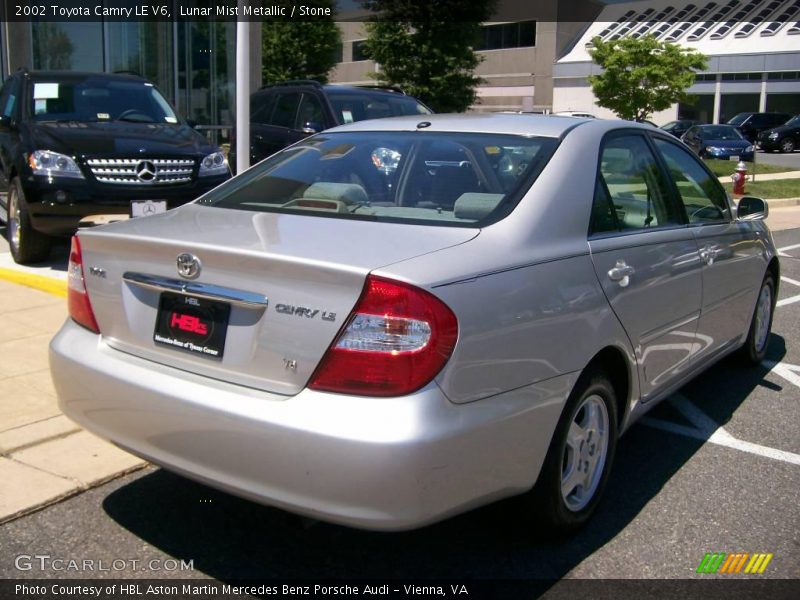 Lunar Mist Metallic / Stone 2002 Toyota Camry LE V6