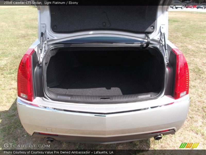 Light Platinum / Ebony 2008 Cadillac CTS Sedan