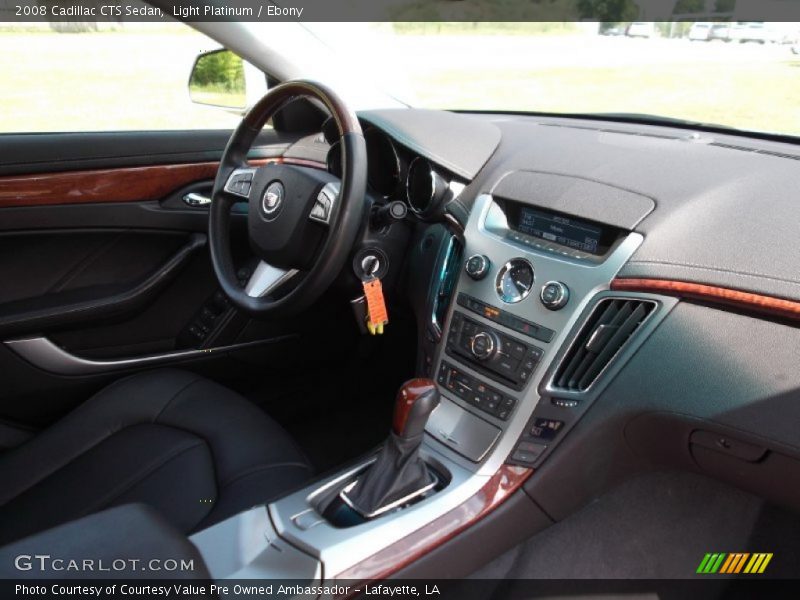 Light Platinum / Ebony 2008 Cadillac CTS Sedan