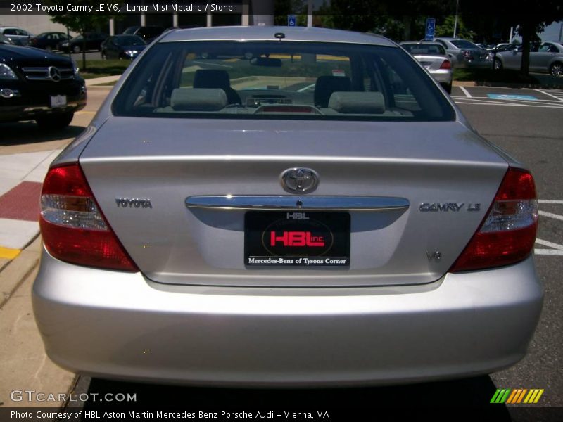 Lunar Mist Metallic / Stone 2002 Toyota Camry LE V6