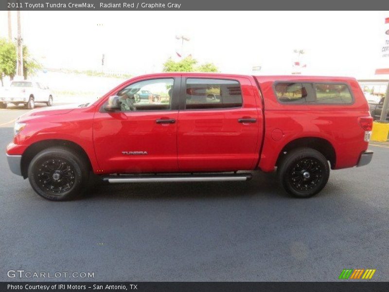 Radiant Red / Graphite Gray 2011 Toyota Tundra CrewMax