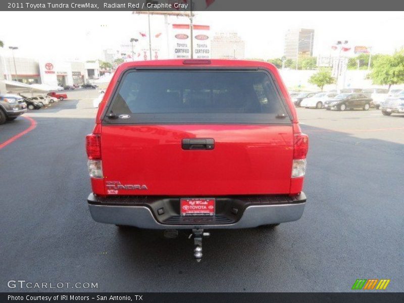 Radiant Red / Graphite Gray 2011 Toyota Tundra CrewMax
