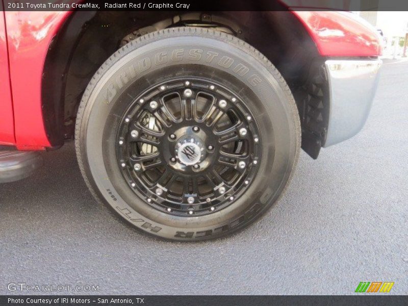 Radiant Red / Graphite Gray 2011 Toyota Tundra CrewMax