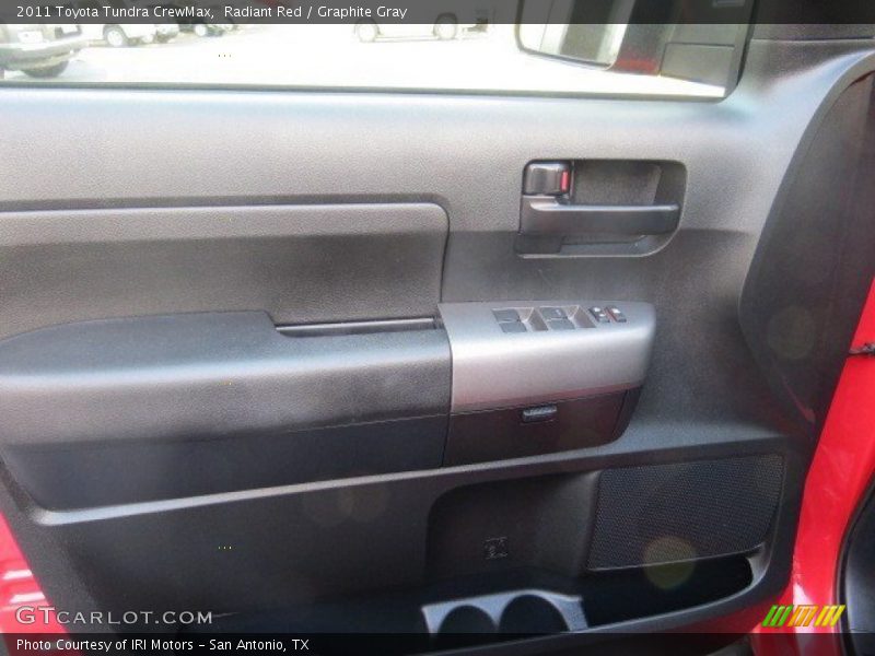 Radiant Red / Graphite Gray 2011 Toyota Tundra CrewMax