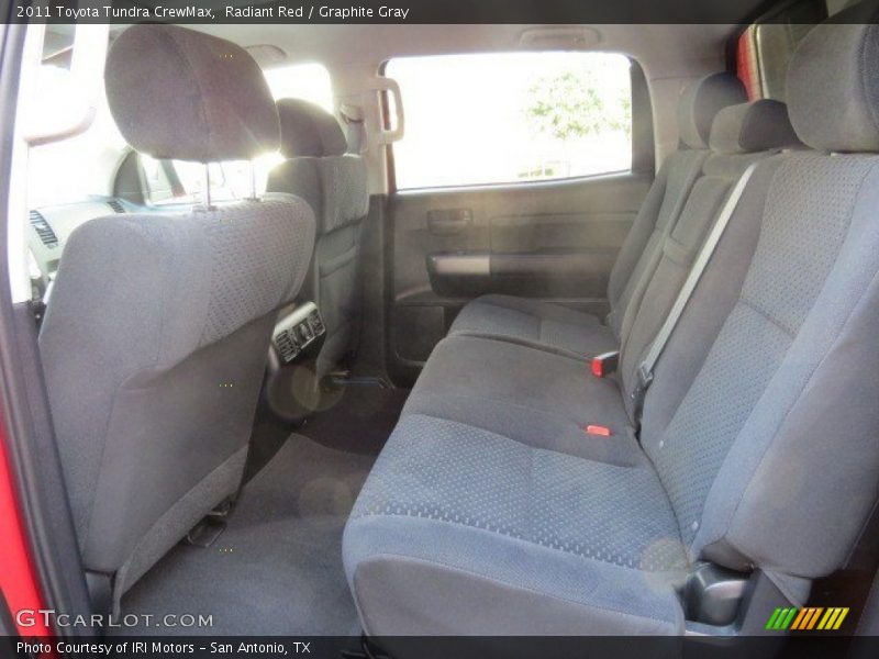 Radiant Red / Graphite Gray 2011 Toyota Tundra CrewMax