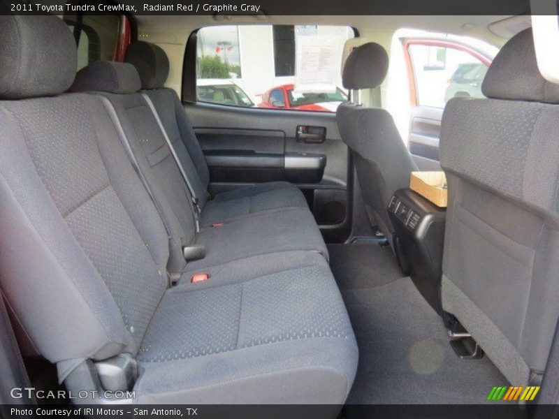 Radiant Red / Graphite Gray 2011 Toyota Tundra CrewMax