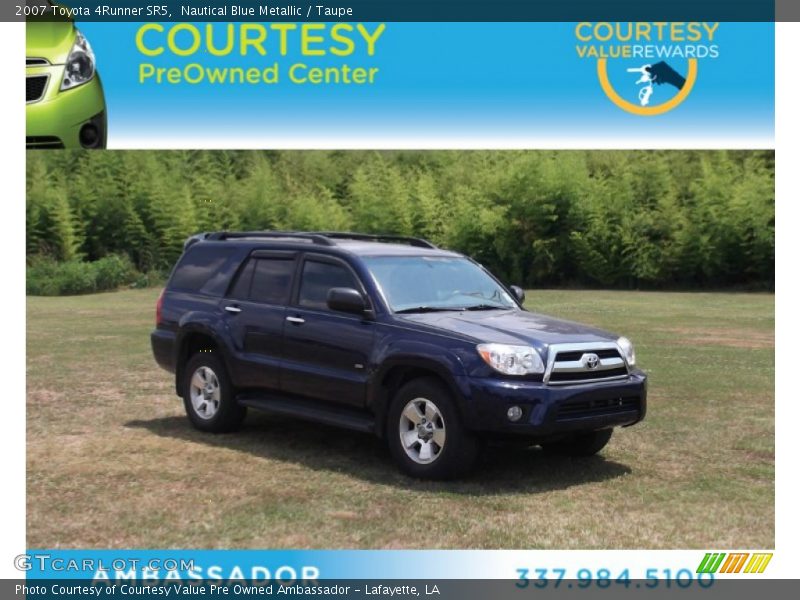 Nautical Blue Metallic / Taupe 2007 Toyota 4Runner SR5