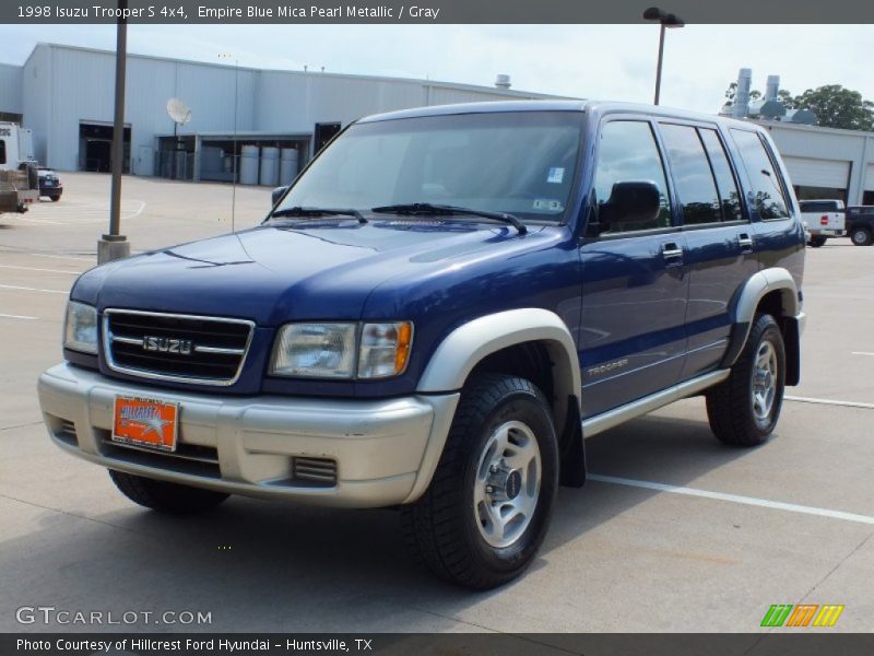 Empire Blue Mica Pearl Metallic / Gray 1998 Isuzu Trooper S 4x4