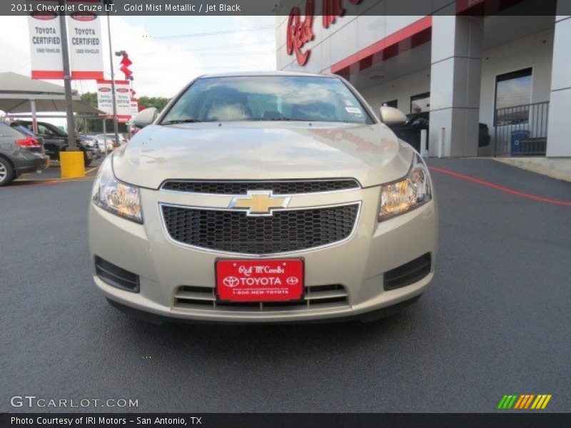 Gold Mist Metallic / Jet Black 2011 Chevrolet Cruze LT