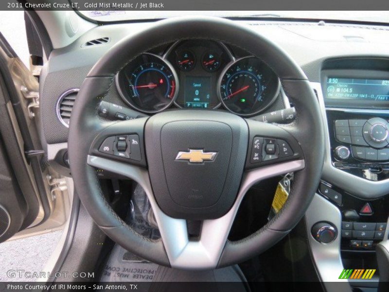 Gold Mist Metallic / Jet Black 2011 Chevrolet Cruze LT