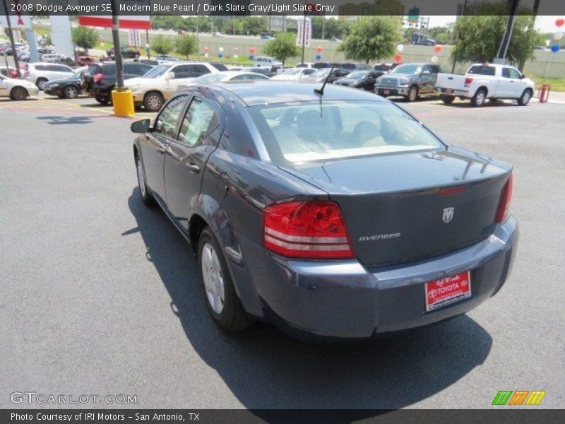 Modern Blue Pearl / Dark Slate Gray/Light Slate Gray 2008 Dodge Avenger SE