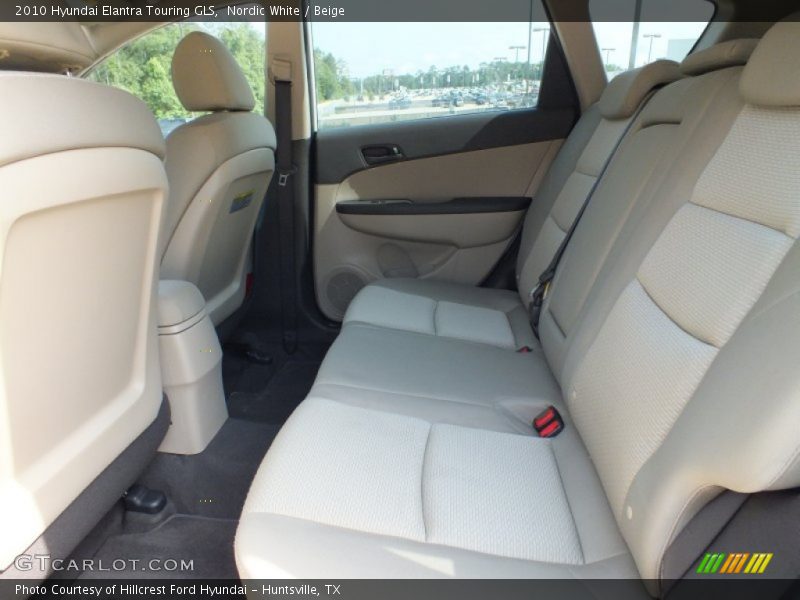 Nordic White / Beige 2010 Hyundai Elantra Touring GLS