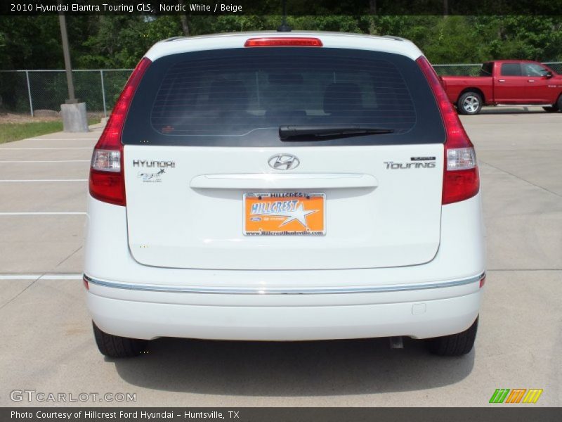 Nordic White / Beige 2010 Hyundai Elantra Touring GLS